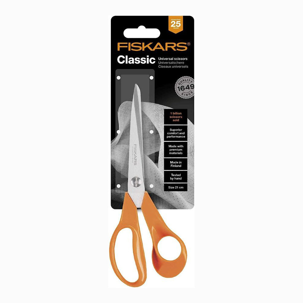 Fiskars Cuts + More Multi-tool Scissors, Includes Protective Case With  Scissor Sharpener, Length: 23 cm, Titanium Coating, Stainless Steel