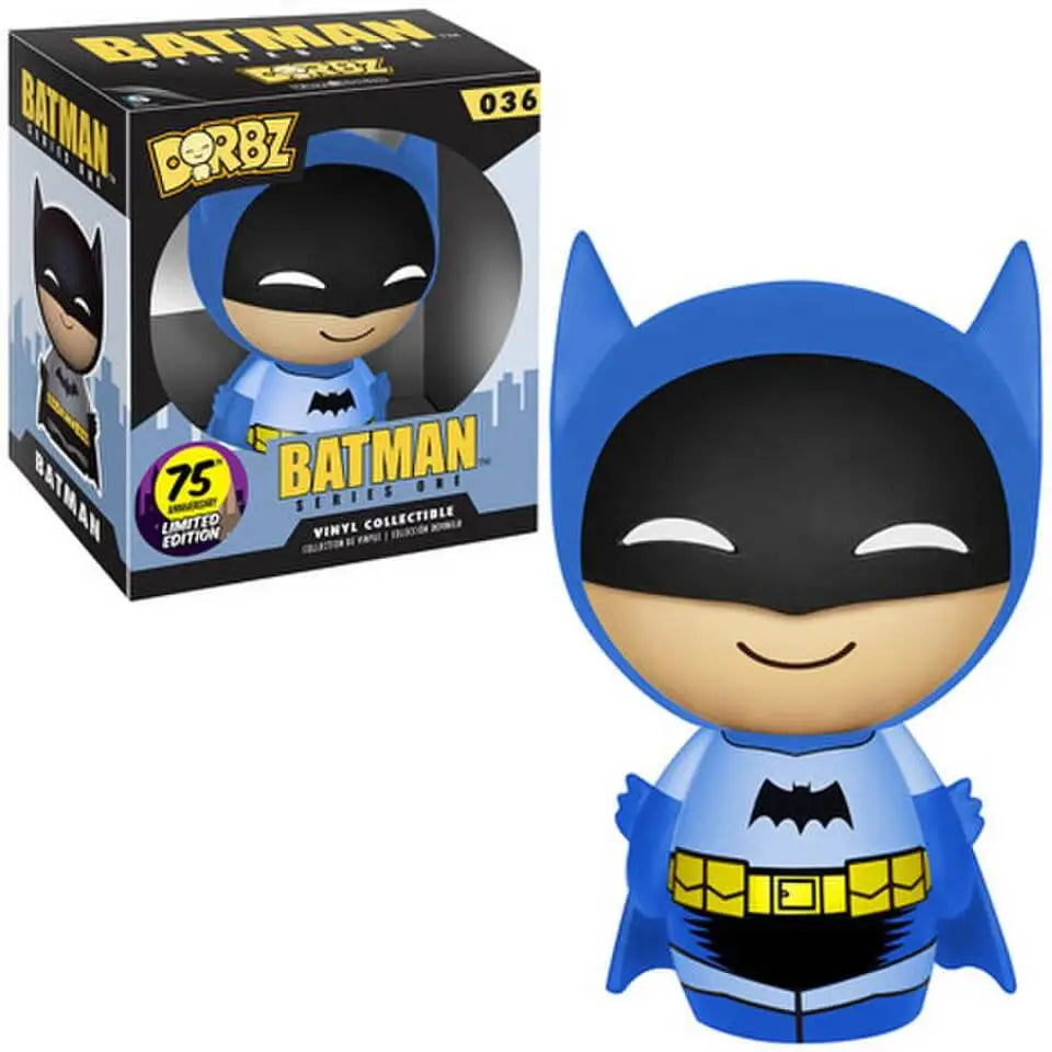 Funko DC Comics Batman 75th Anniversary Blue Rainbow Batman Dorbz Acti –  Gold Dust Toys