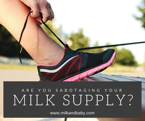 working out: are you sabotaging your milk supply?