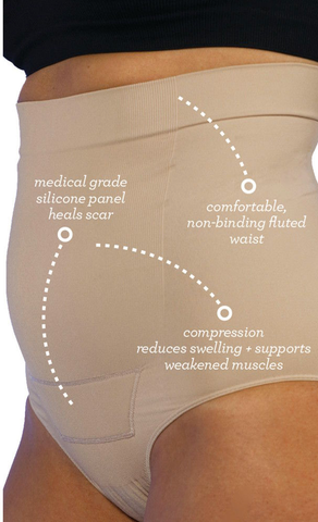 C-Panty. The Only C-Section Recovery Panty with Medical Grade Silicone