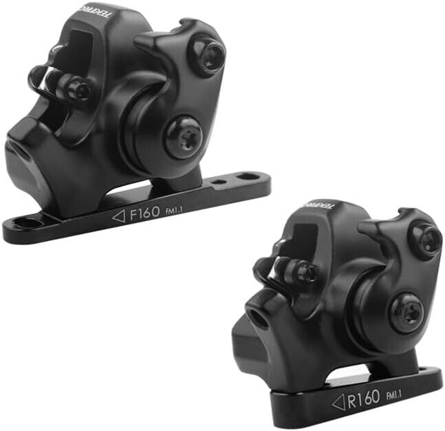 Tektro HD-R280 Flat Mount Disc Brake Set - Black - 750mm + 1450mm