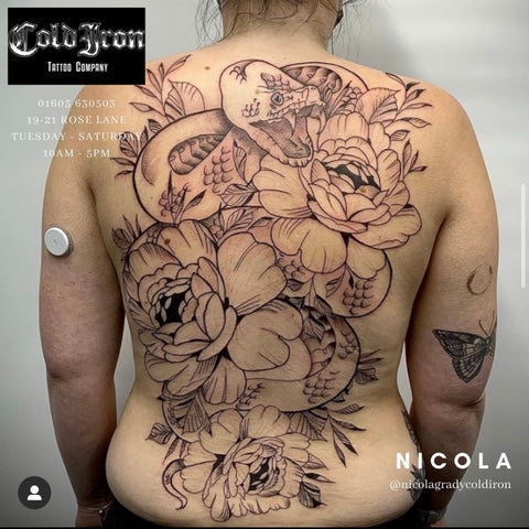 Nicola Grady Cold Iron tattoo Company Norwich