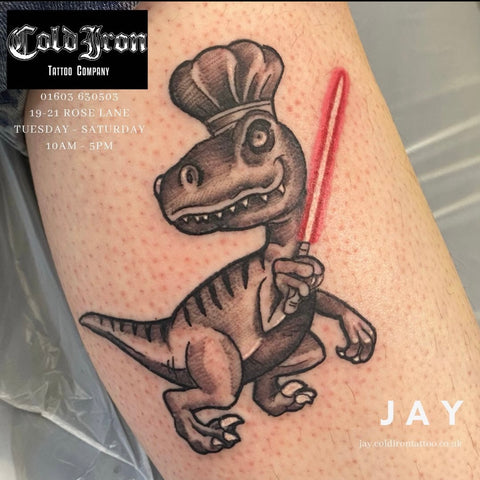 Jay Tattooist at Cold Iron Norwich