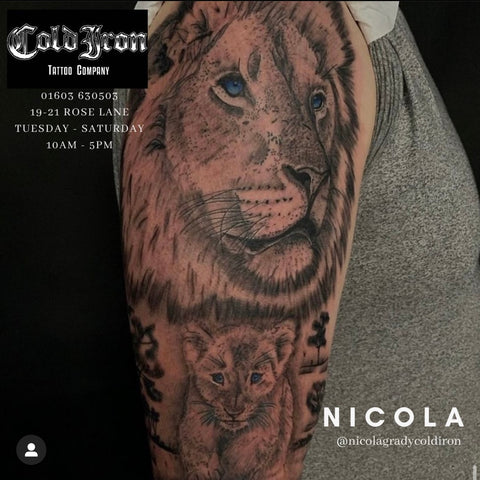 Nicola Grady Cold Iron tattoo Company Norwich