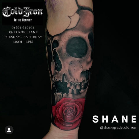 Shane Grady Cold Iron tattoo Company Norwich