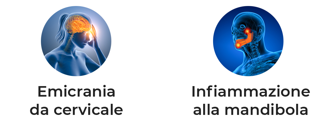 Protezione cervicale riscaldata (fasciatura) per dolori cervicali con  display per il controllo della temperatura fino a 65 ° C