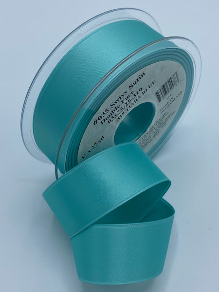 Double Face Satin Ribbon - 1.5 width - Light Blue – Stitchyworms