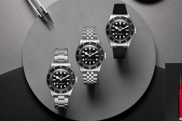 tudor black bay 41mm monochrome