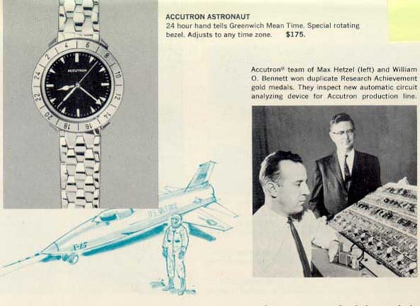 bulova accutron astronaut vintage advertisement ad