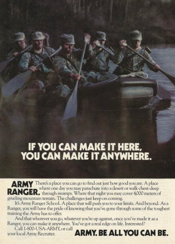 US Army Ranger Recruiting Poster