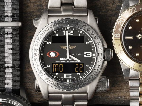 Breitling Emergency Search and rescue watches of espionage