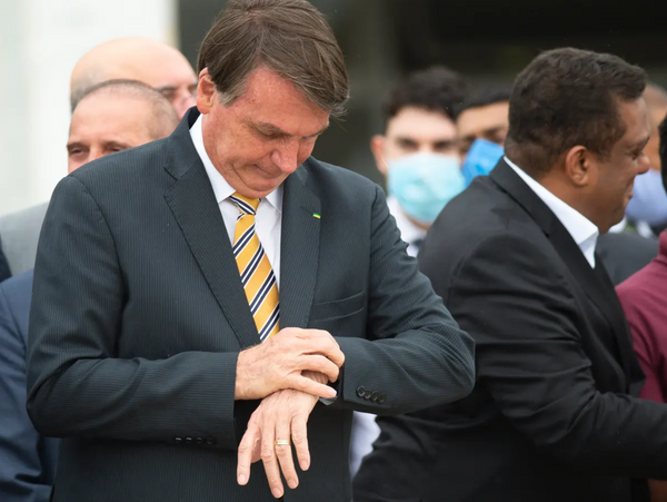 Former Brazilian President Bolsonaro  Rolex