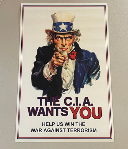 THE C.I.A. WANTS YOU / HELP US WIN THE WAR AGAINST TERRORISM