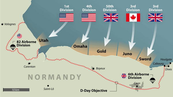 Operation Overlord, June 6, 1944