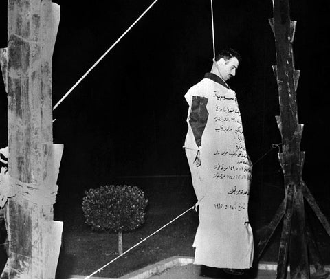 Eli Cohen executed by hanging in Damascus, Syria- May 1965