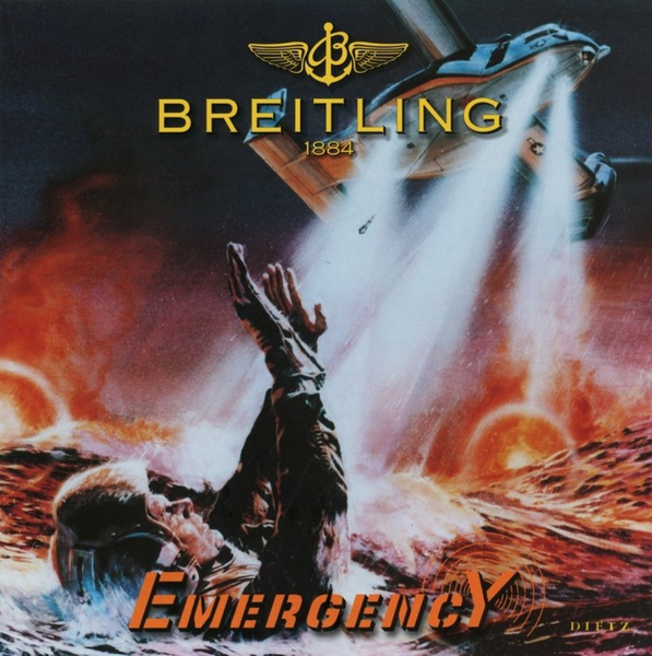 Breitling emergency vintage ad