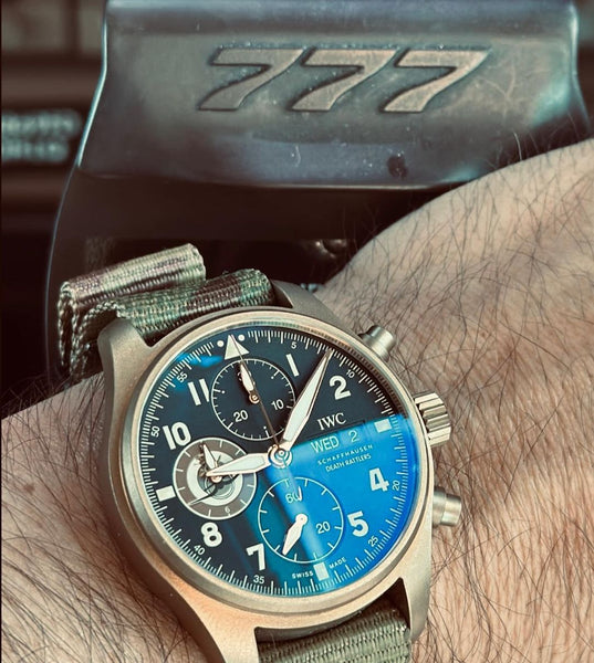 IWC Pilot’s Chronograph ‘Death Rattlers’ (Photo Credit: @wingwatches)