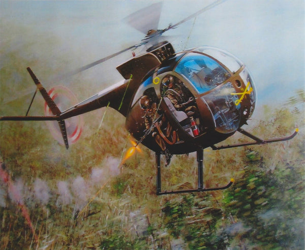 Hughs OH–6A “Loach” Scout Helicopter
