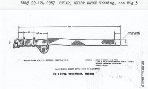 G10 Nylon Strap Sketch Watches of Espionage