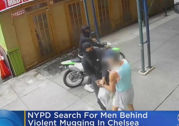 Man robbed of Rolex valued at $12,000 in Chelsea, NYC, August 2022 (Photo Credit: CBS News)