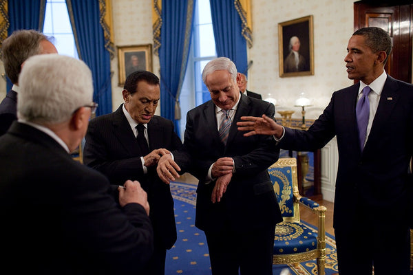 Obama Egyptian President Mubarak Prime Minister Benjamin Netanyahu Rolex