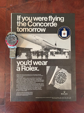 Rolex - If you were flying the Concorde tomorrow - vintage advertisement