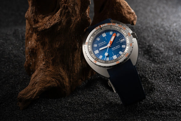 doxa sub 200t 300t 300 blue dial dive watch