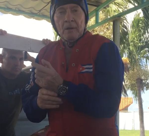 Billy Waugh Cuba Skydiving Seiko