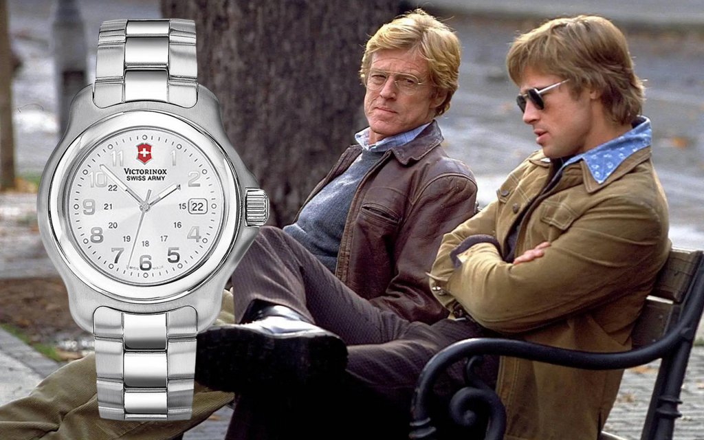 Brad pitt robert redford spy game victorinox watch