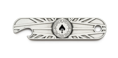 Watches of Espionage Challenge Coin Bottle Opener