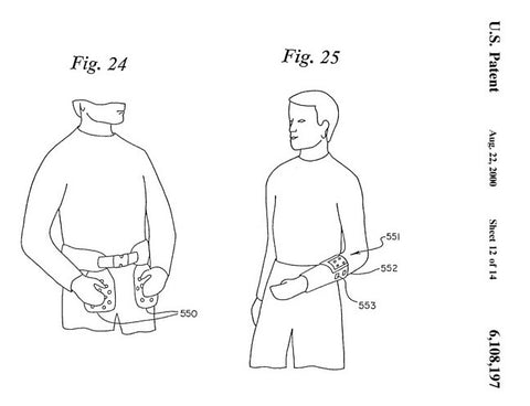 Darpa, Patent document for wearable computer packaging device
