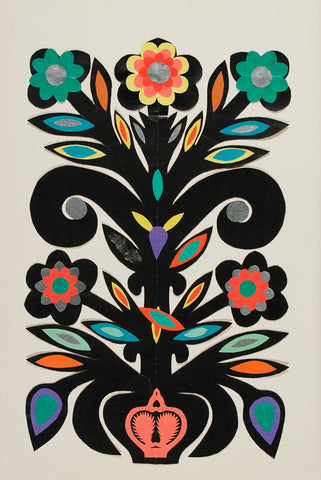 Stanislawa Bakula, Kadzilo, Ostroika, Poland, ca 1960, cut paper. Museum of International Folk Art, gift of the Girard Foundation Collection, Santa Fe. Photo by Blair Clark. ©Museum of International Folk Art