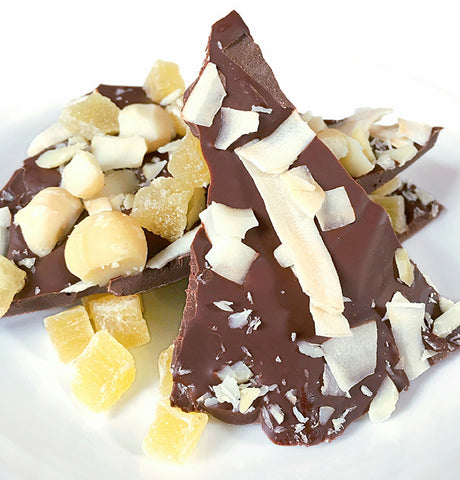 Macadamia Bark candy that's Paleo, recipe