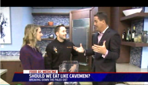 George Bryant, Christa Orecchio and San Diego Fox 5 news talk about Paleo desserts