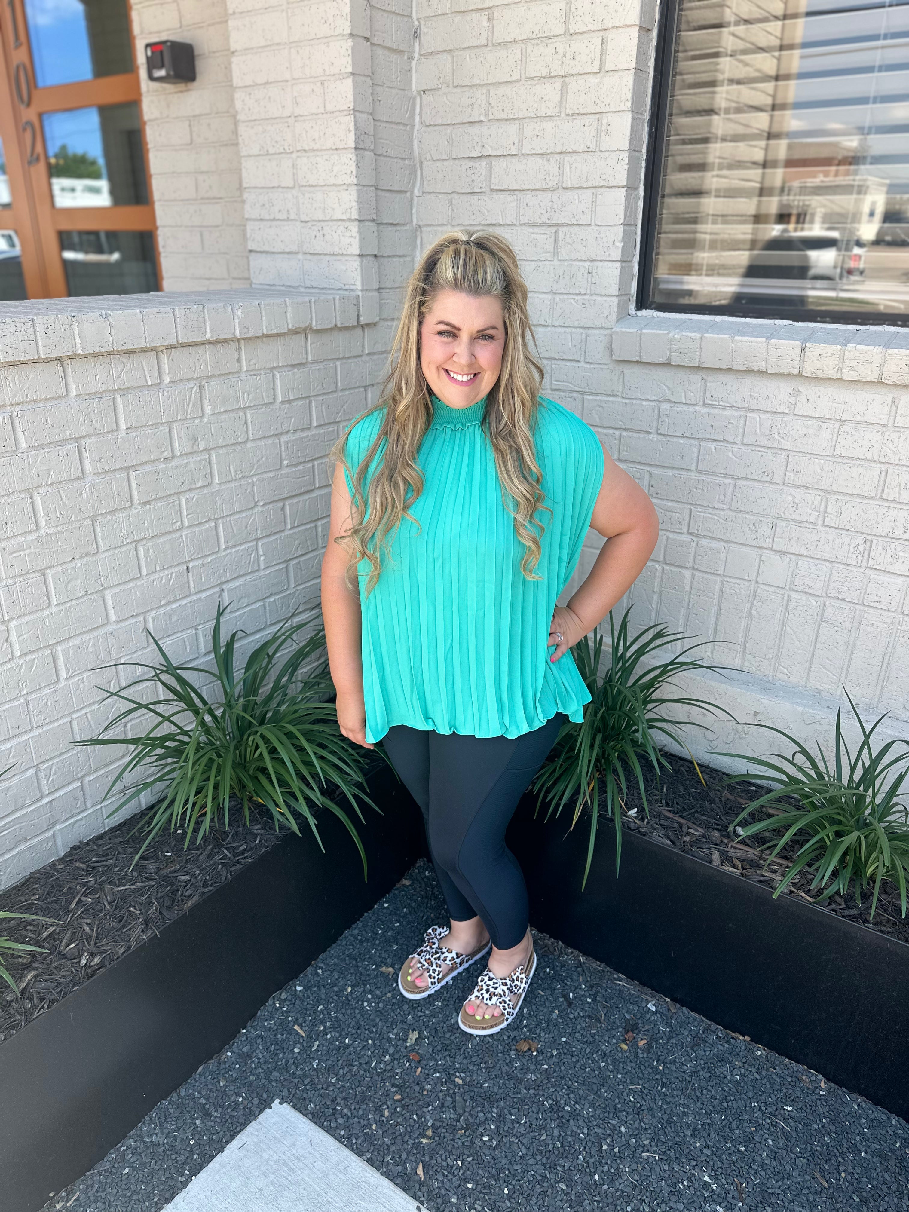 Living My Life Top • Teal