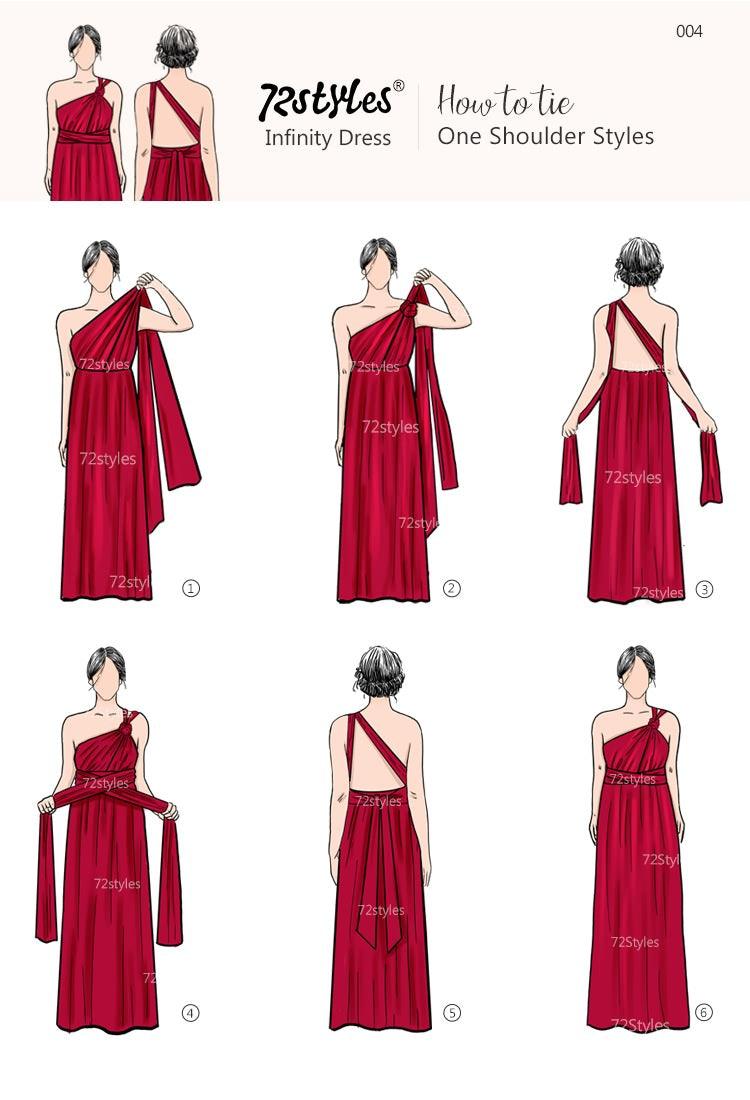 72Styles Infinity Dress Tutorials-One Shoulder