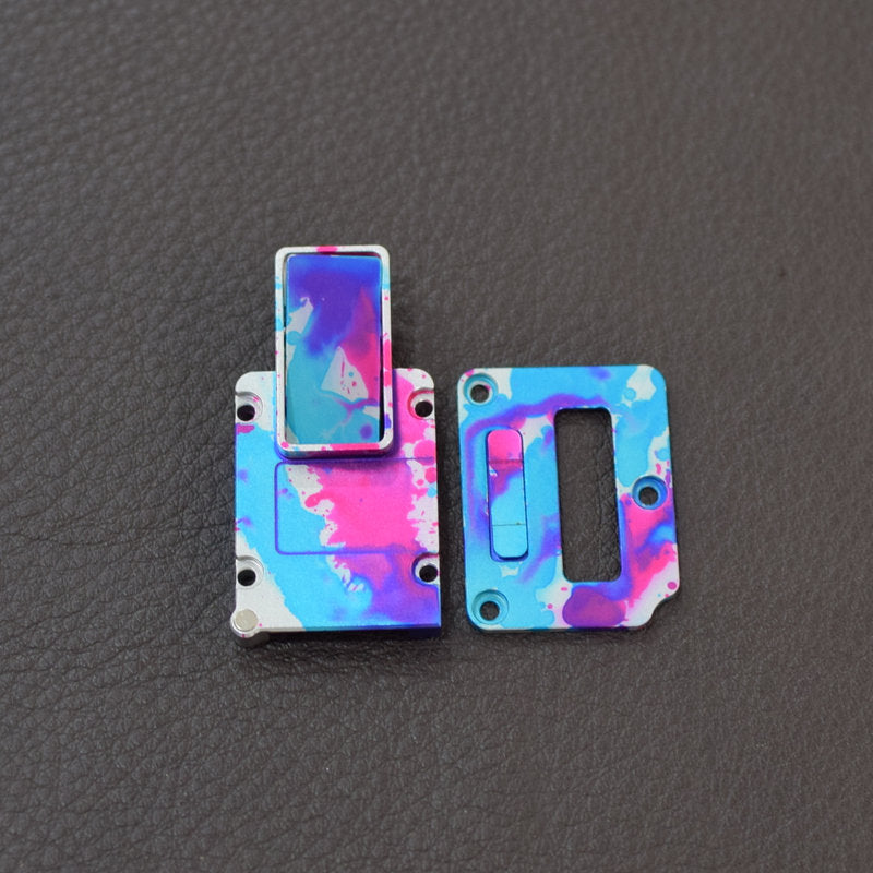 MK MODS Billet box BB mod anodized galaxy inner panel square