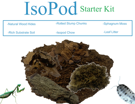 Isopod Terrarium Soil Mix - Live Isopod Soil Mixture / Organic Sterilized Terrarium  Soil - Wild Pet Supply