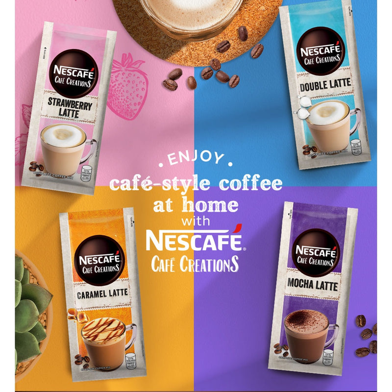 NESCAFÉ Cafe Creations Strawberry Latte Coffee Mix 32g - Pack of 30