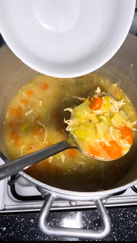 Chicken and Mental Lentil Soup