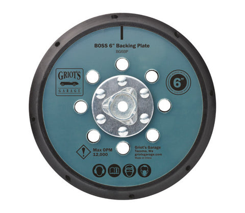 Griot's Garage BOSS 6" Backing Plate