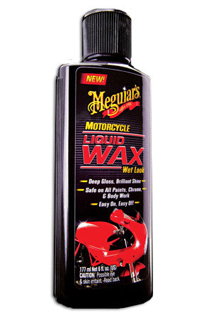 Meguiar's Motorcycle Liquid Wax Wet Look 6 oz