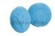 Buff and Shine Round Pocket Microfiber Applicator Pad Blue