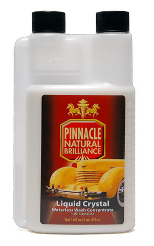 Pinnacle Liquid Crystal Waterless Wash with Carnauba 16 oz