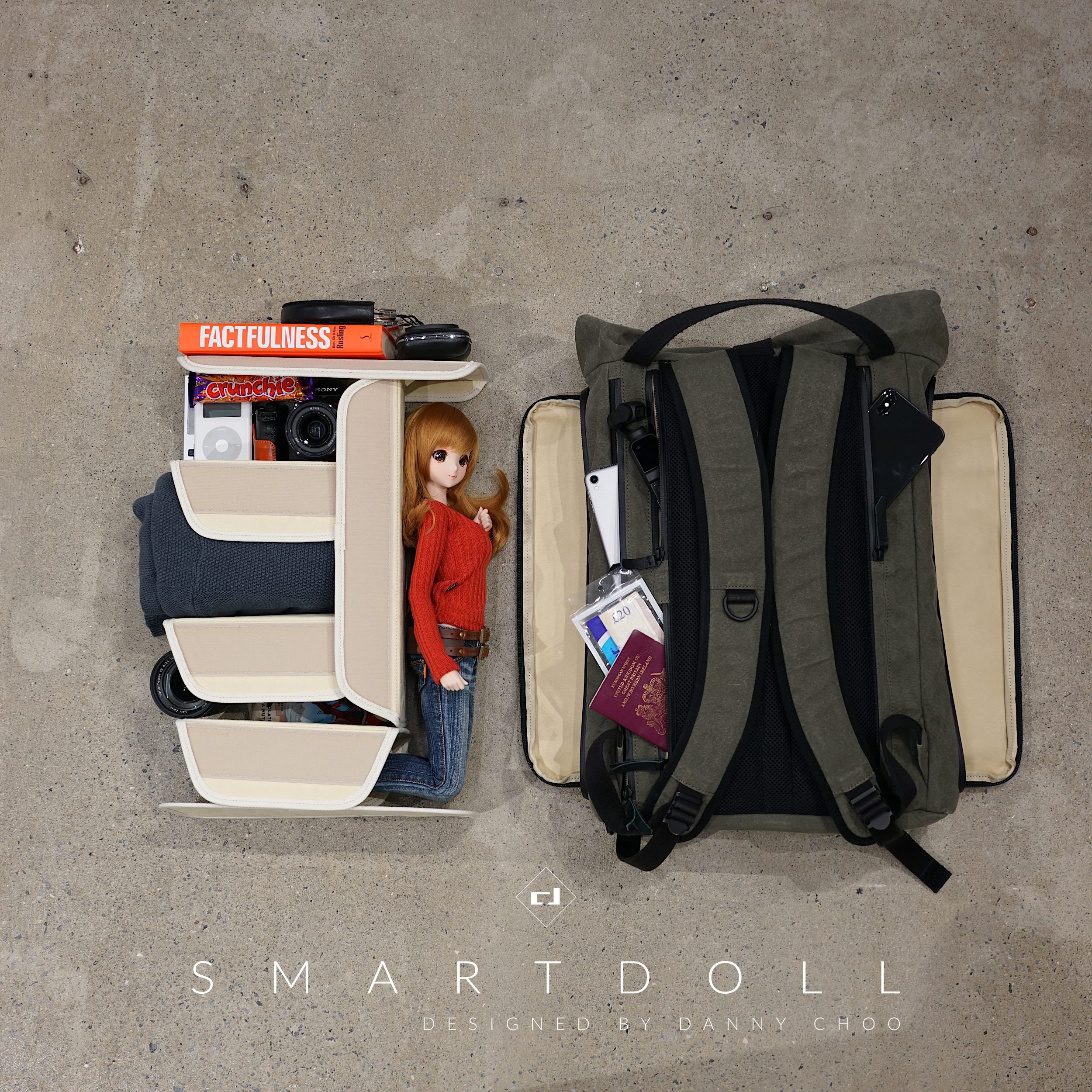 smart doll bag