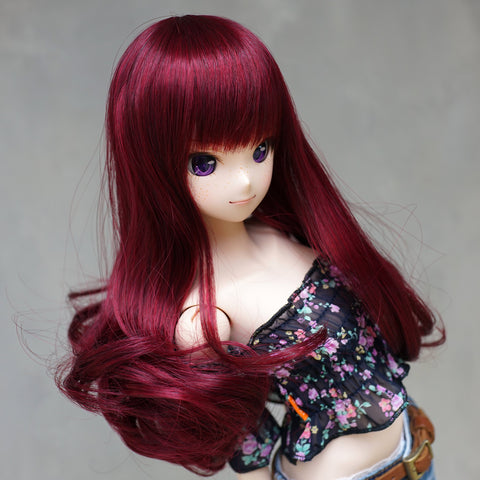 red doll wig