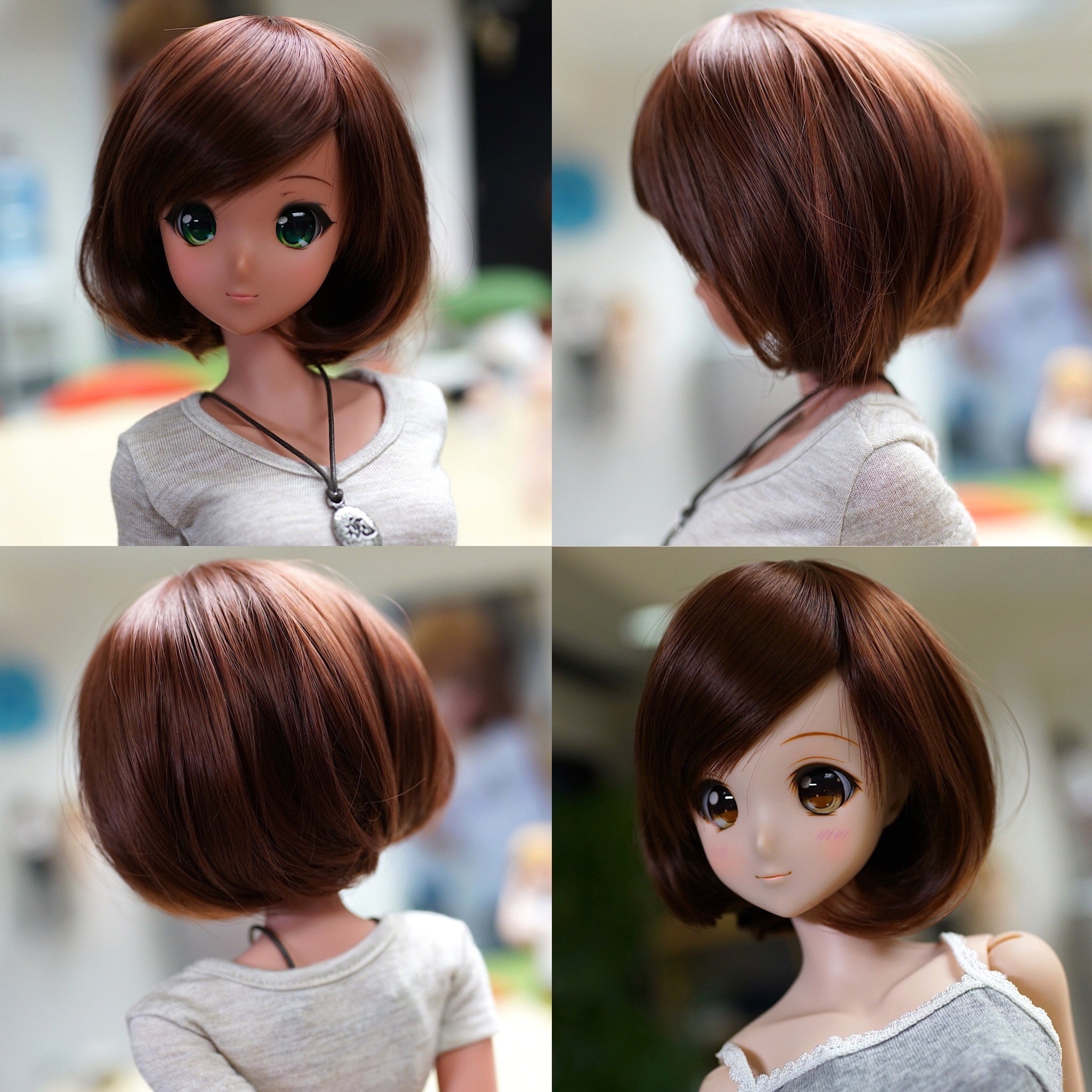 Short Bob Cocoa Smart Doll Store