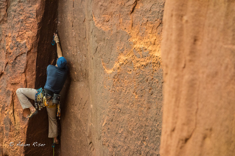 Rick on one of his many climbing trips.