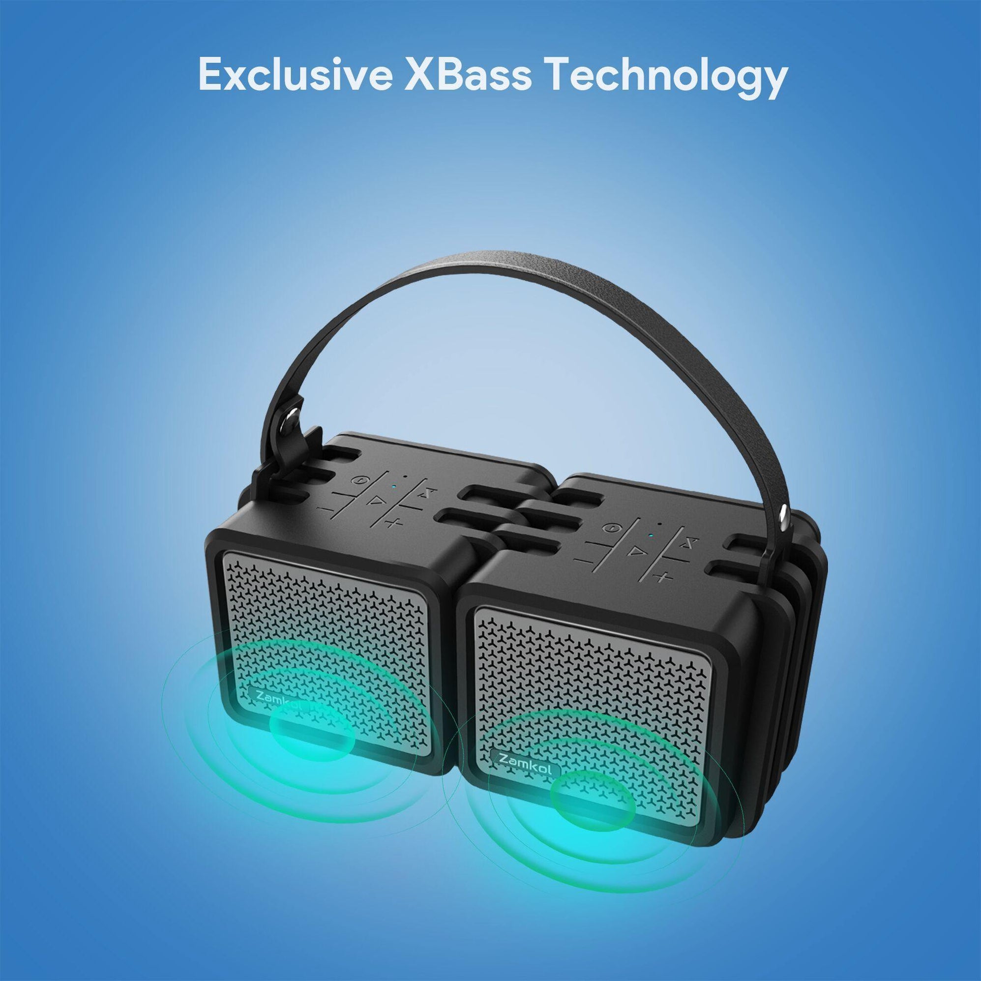 ZK206 Bluetooth Speakers, Two Pack - Zamkol — zamkolstore