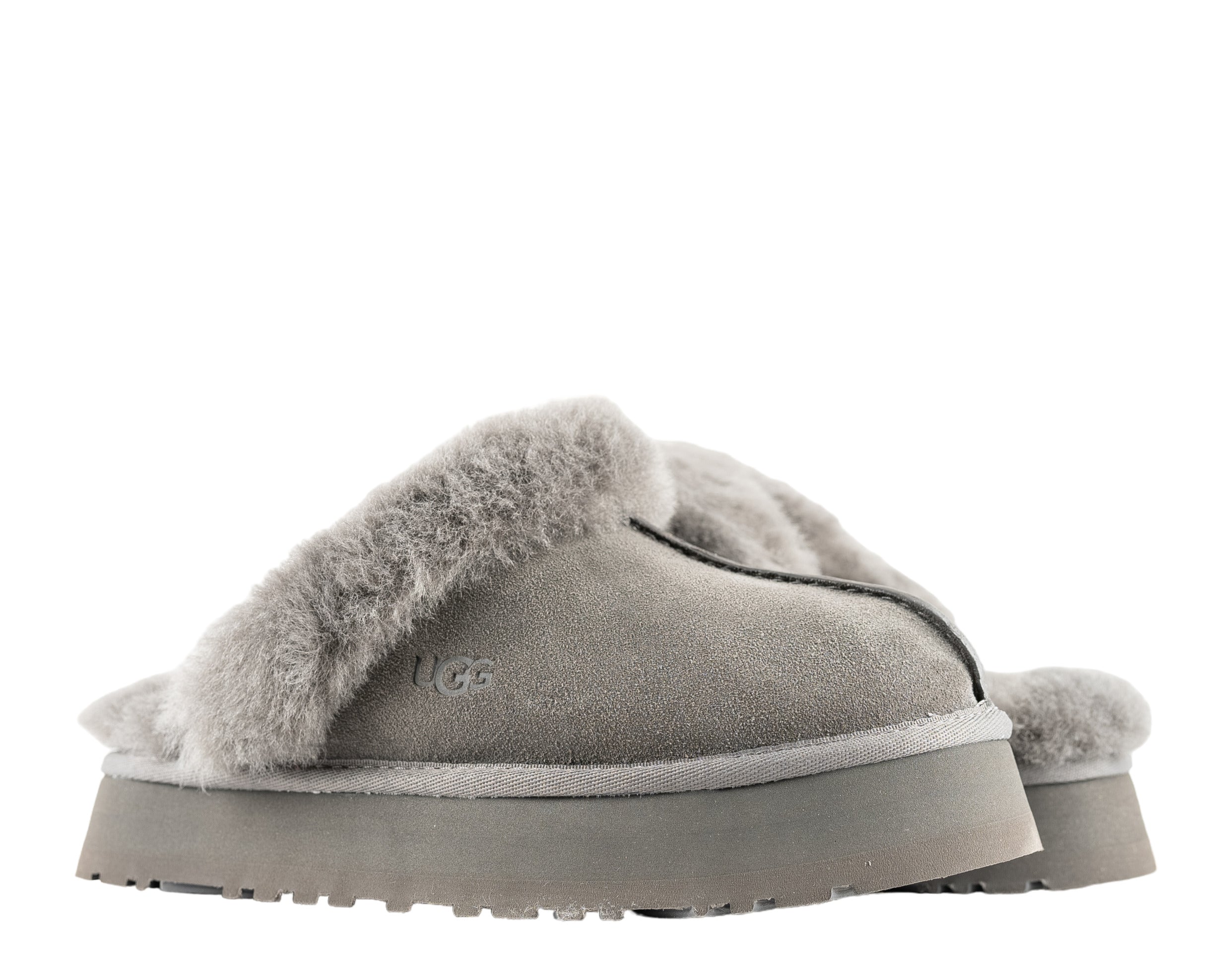 UGG Australia Disquette Charcoal Grey Women's Slippers 1122550-CHRC